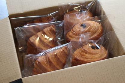 おうちでリベイク発酵バターのクロワッサン3個、パン・オ・ショコラ3個セット